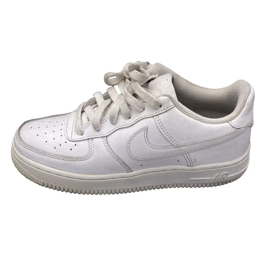 Nike Air Force 1 LE Low Triple White Shoes DH2920-111 Kids Youth 5.5Y Womens 7